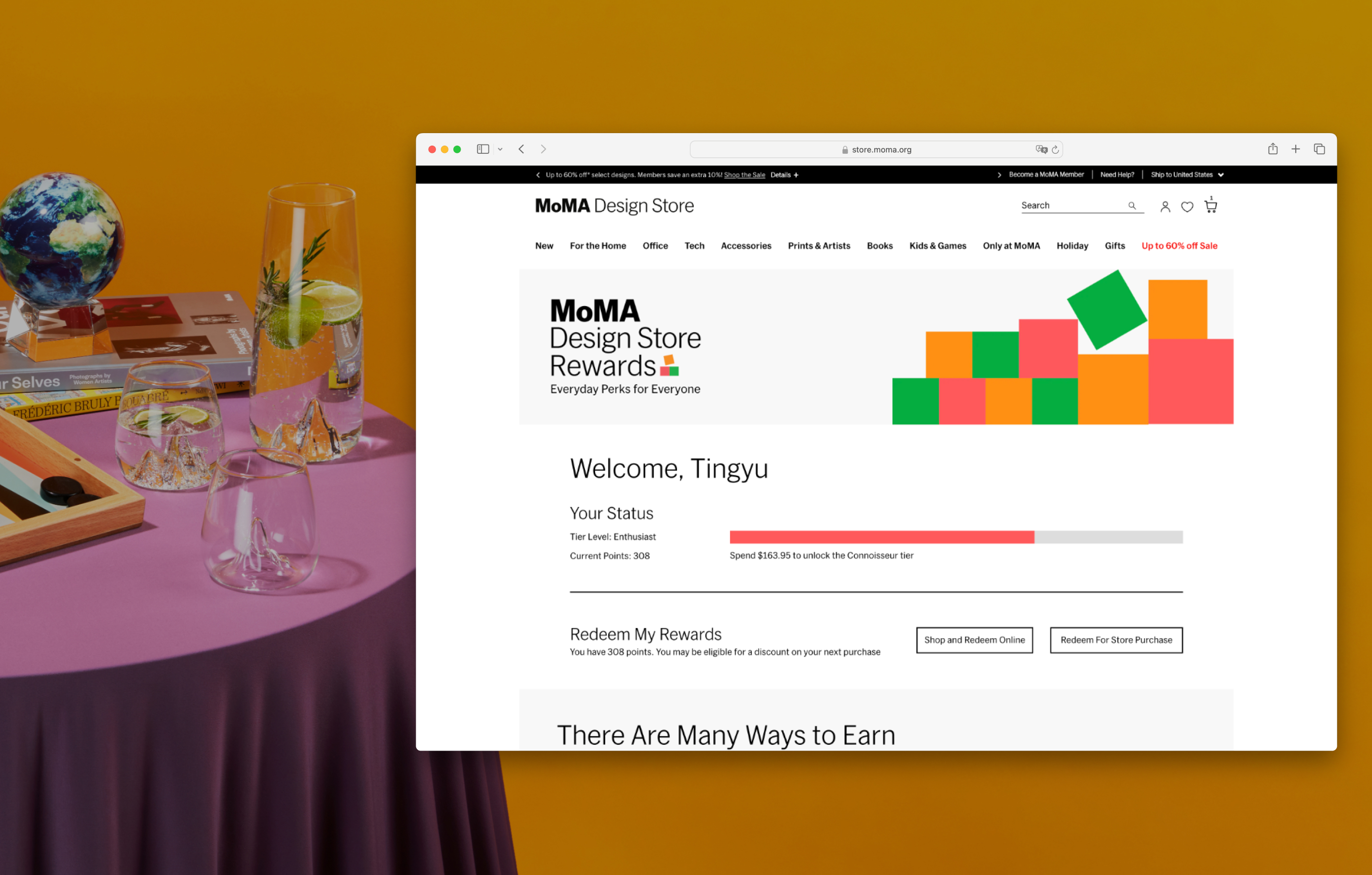 MoMA Design Store Rewards